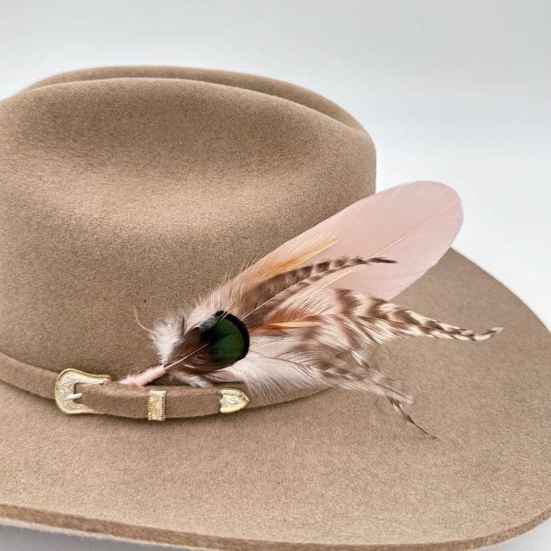 Willow Lane Hat Co. Feather Hat Accent - Showgirl - WLHF-SHGRL