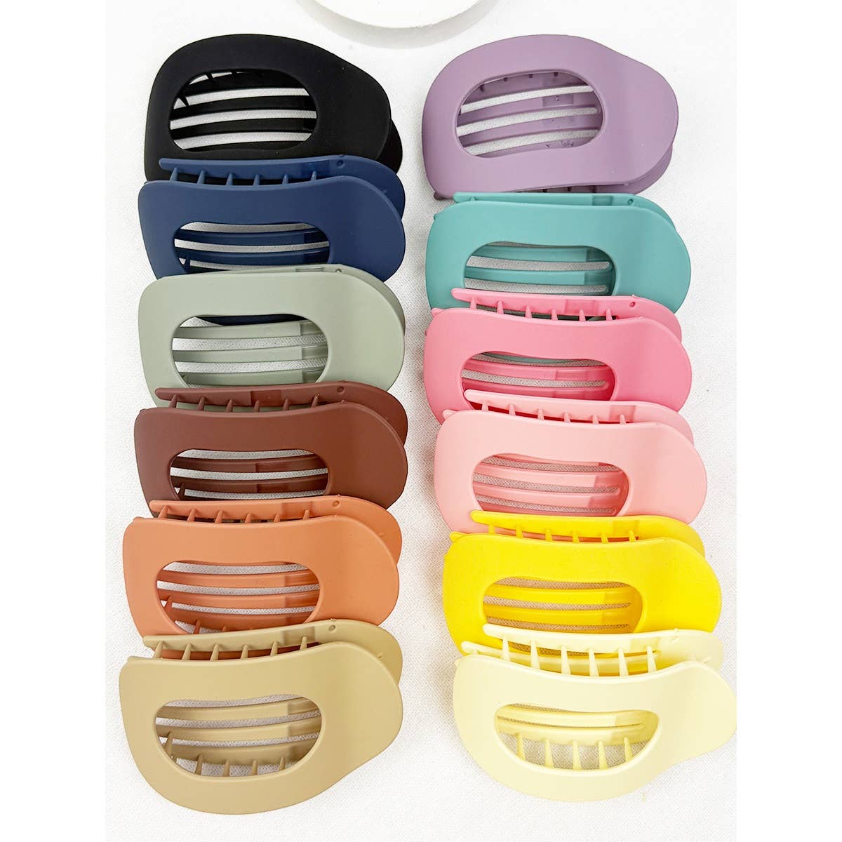 Love And Repeat Oval Flat Hair Claw Clip LRCL2850