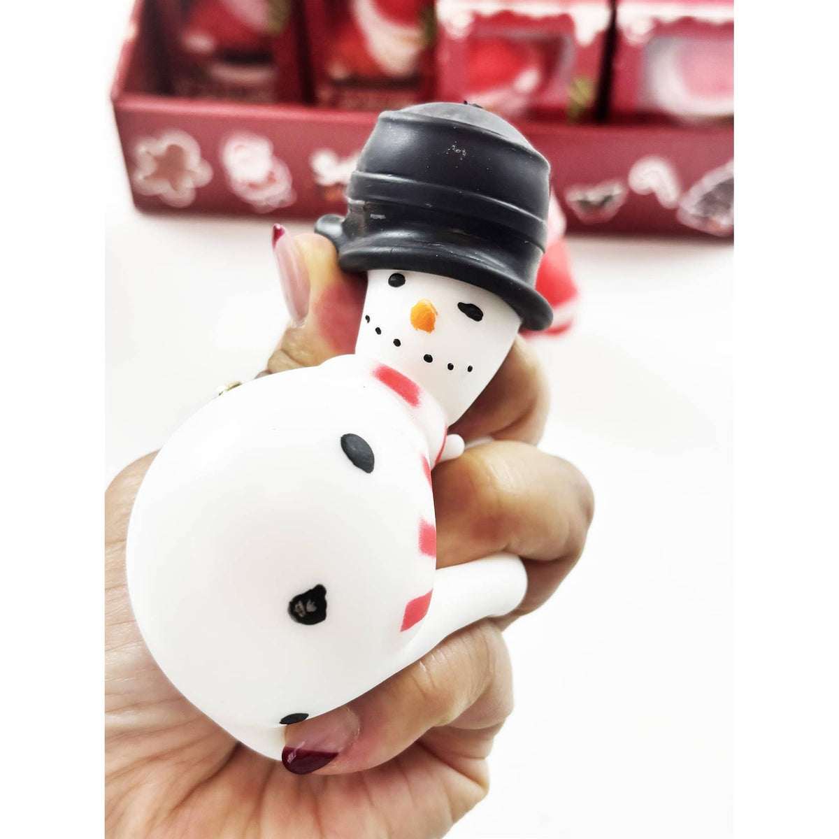 Love And Repeat Kids Christmas Santa And Snowman Squishy LRMLCT074 - view 5