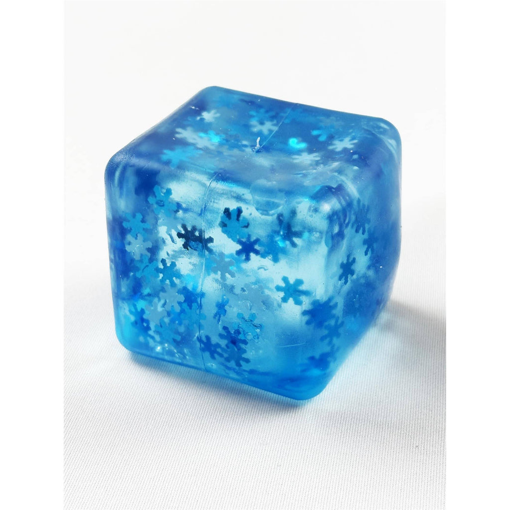 Love And Repeat Kids Snowflake Glitter Maltose Cube Squishy LRMLCT073 - view 5
