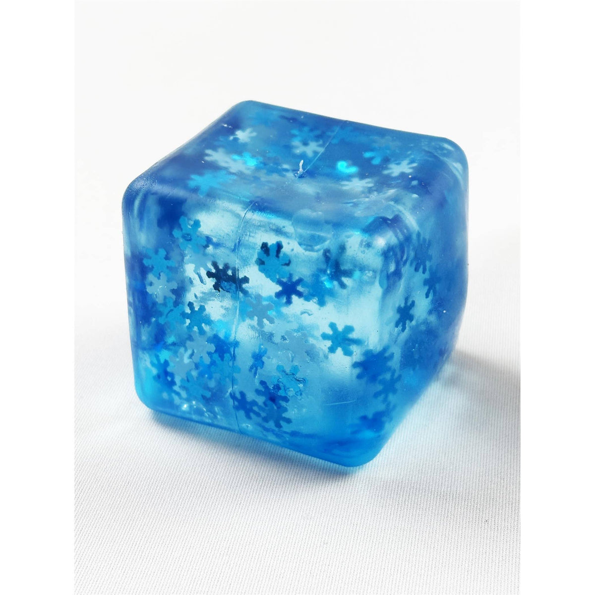 Love And Repeat Kids Snowflake Glitter Maltose Cube Squishy LRMLCT073 - view 5