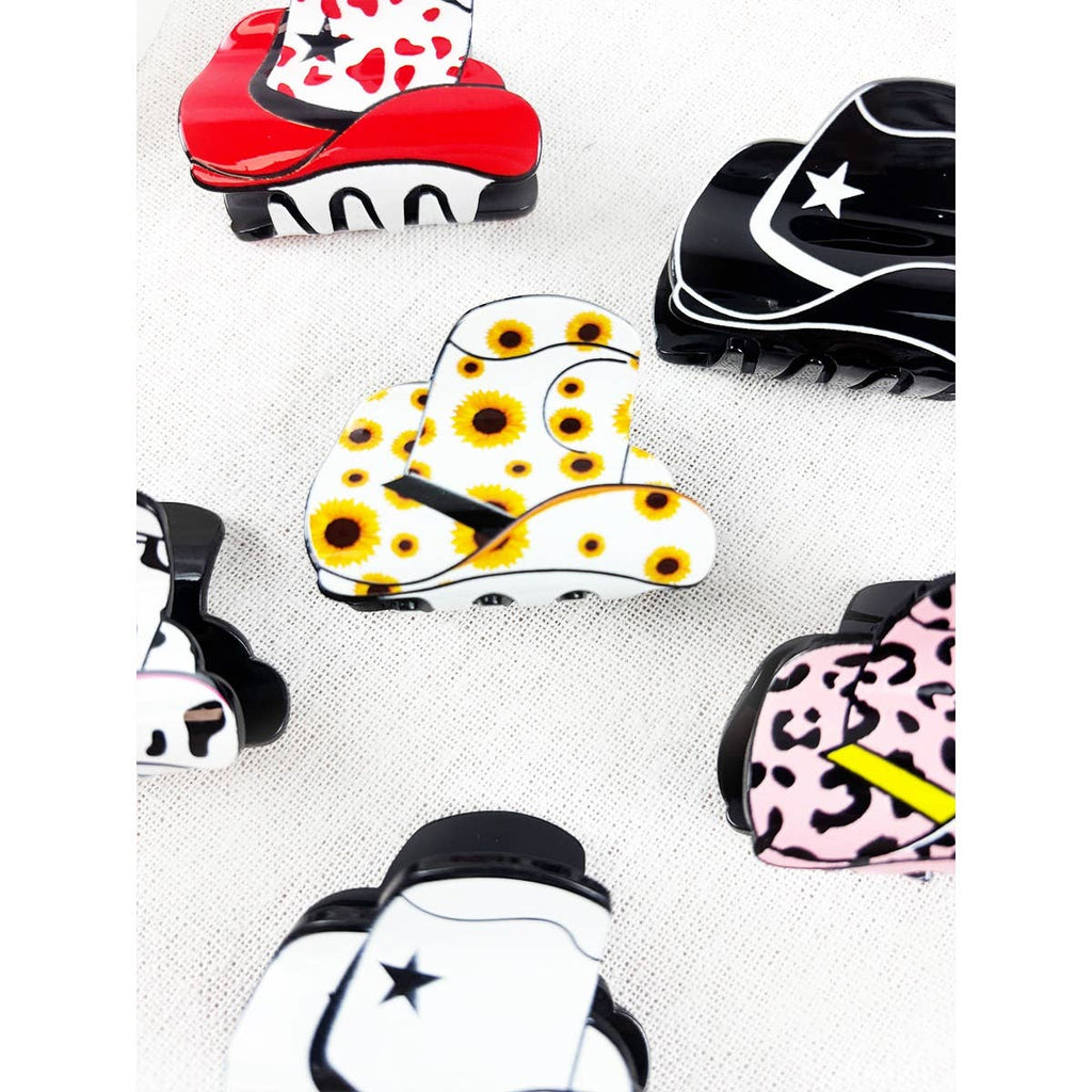 Love And Repeat Mini Cowboy Hat Hair Claw Clip LRPCJC-11533M - view 7