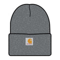 Carhartt Kids Youth Marled Watch Hat-CB8998-H221M Marled Light Grey/Dark Grey