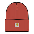 Carhartt Kids Youth Watch Cap Beanie-CB9019-RG0 Burnt Brick