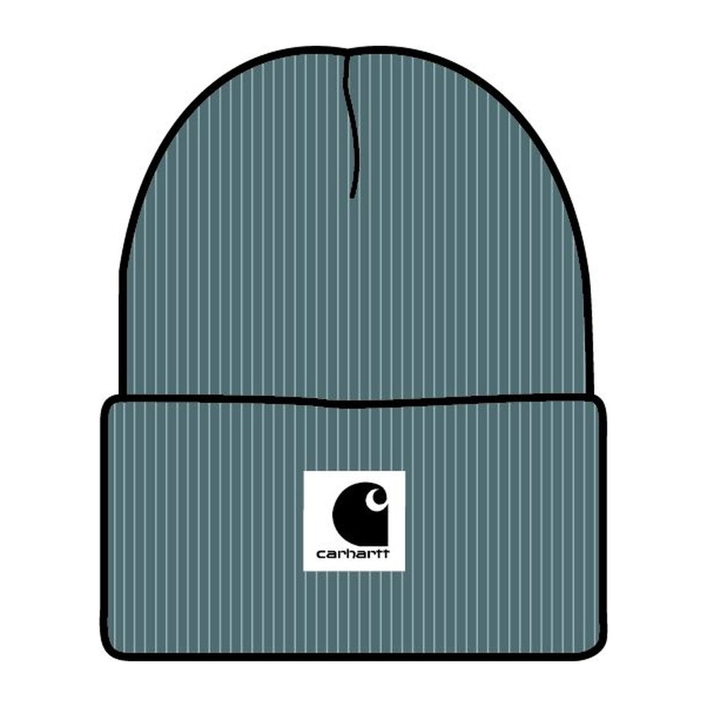 Carhartt Kids Youth Rubber Patch Watch Cap Beanie-CB9020-HV4 Hydro