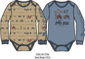 Carhartt Kids Long-Sleeve Bodysuit 2-Pack - Dark Khaki