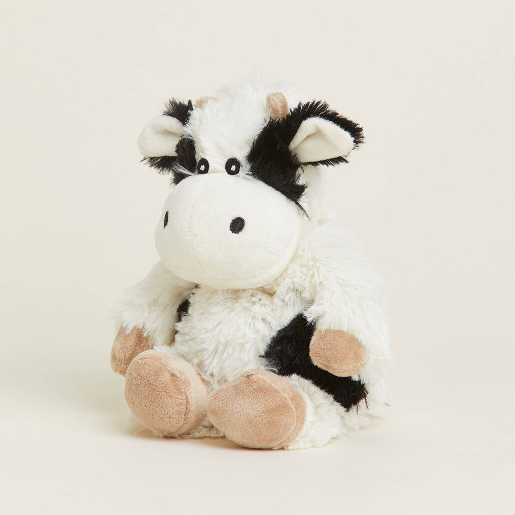 Warmies Junior Black And White Cow 9" Microwavable Plush view 3