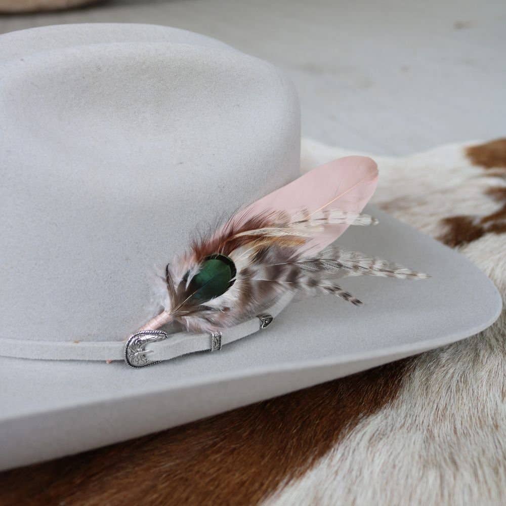 Willow Lane Hat Co. Feather Hat Accent - Showgirl - WLHF-SHGRL