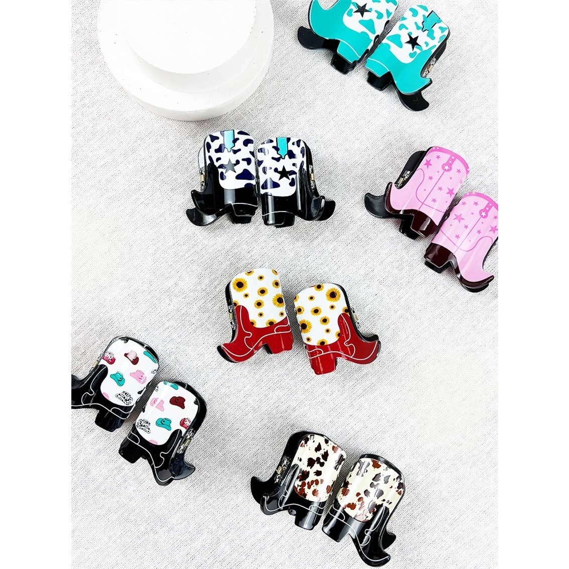 Love And Repeat Mini Cowboy Boot Hair Claw Clip LRPCJC-11532M - view 4