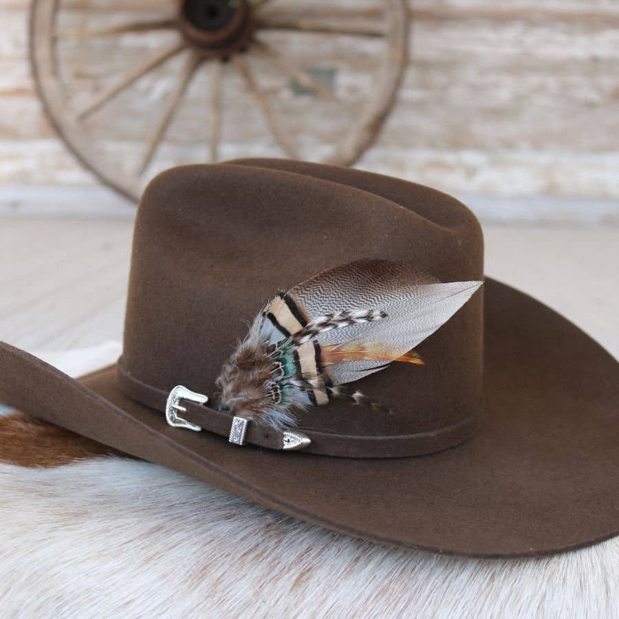 Willow Lane Hat Co. Feather Hat Accent - Lauren - WLHF-LAUR