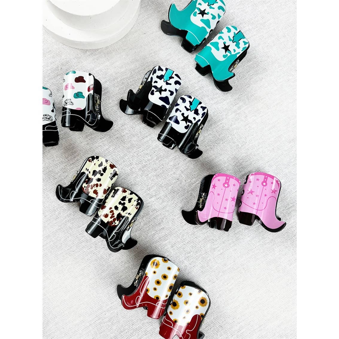 Love And Repeat Mini Cowboy Boot Hair Claw Clip LRPCJC-11532M - view 3