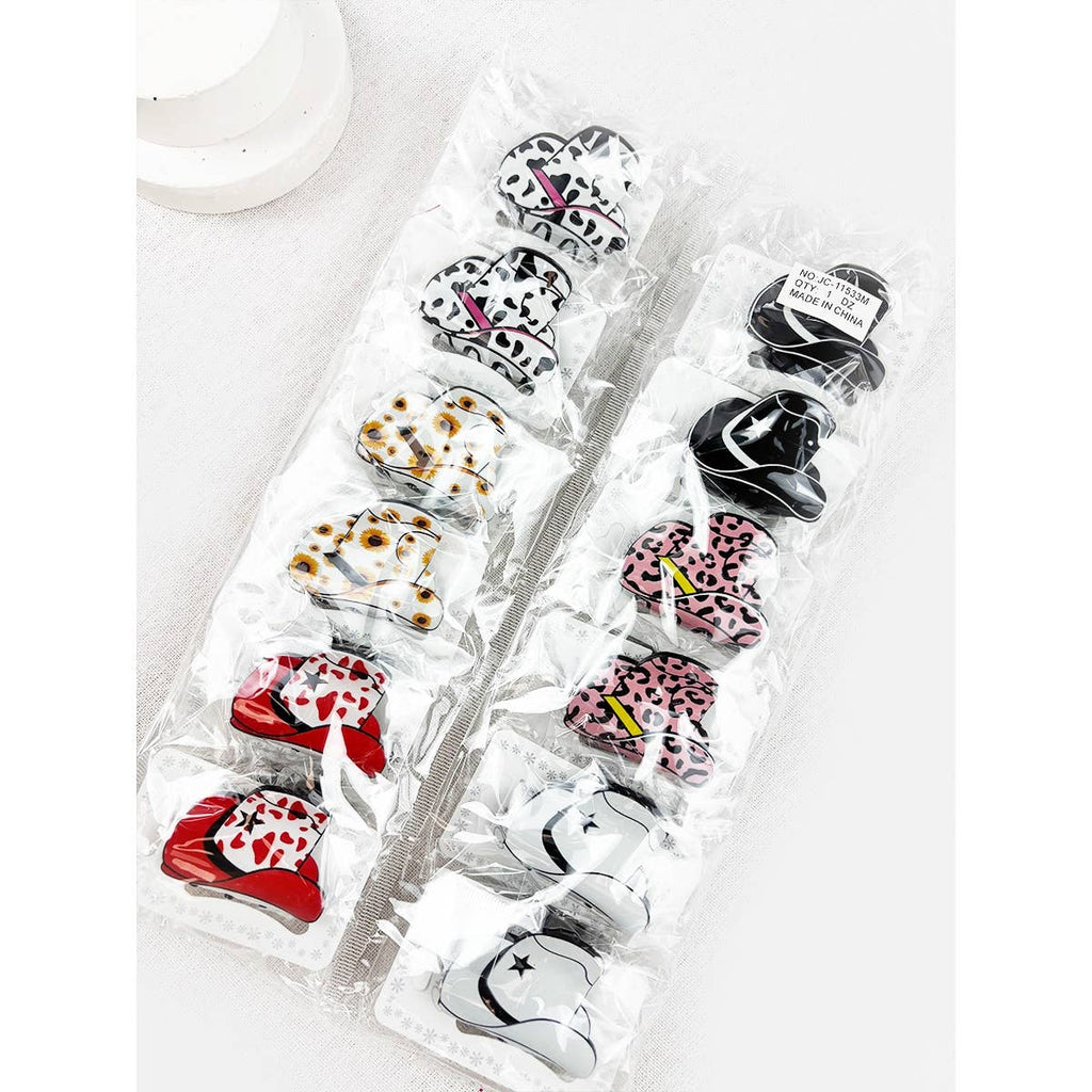 Love And Repeat Mini Cowboy Hat Hair Claw Clip LRPCJC-11533M - view 8