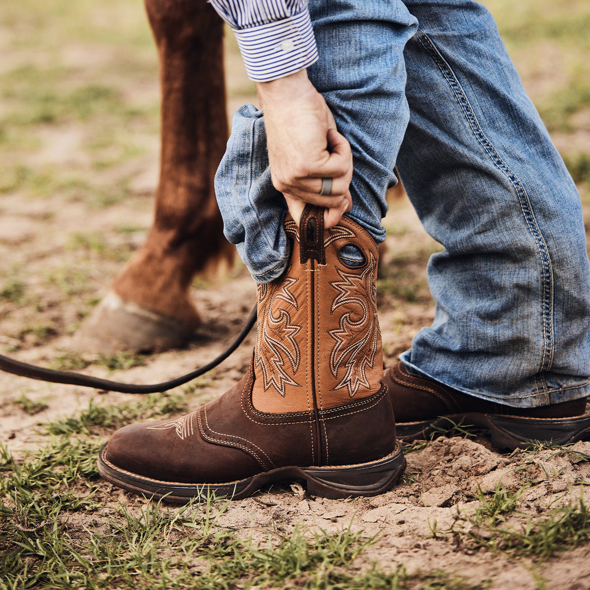 Durango Mens Rebel Saddle Up Western Boot-DB4442