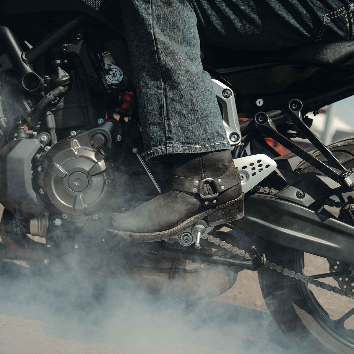 Durango Black Harness Sqtoe-DB510