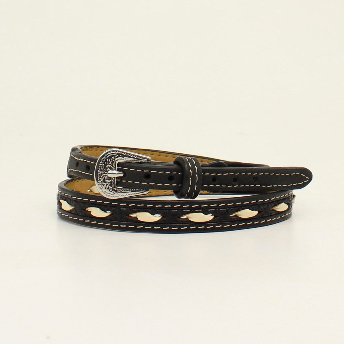 Twister Contrast Laced Hatband Black-0204601
