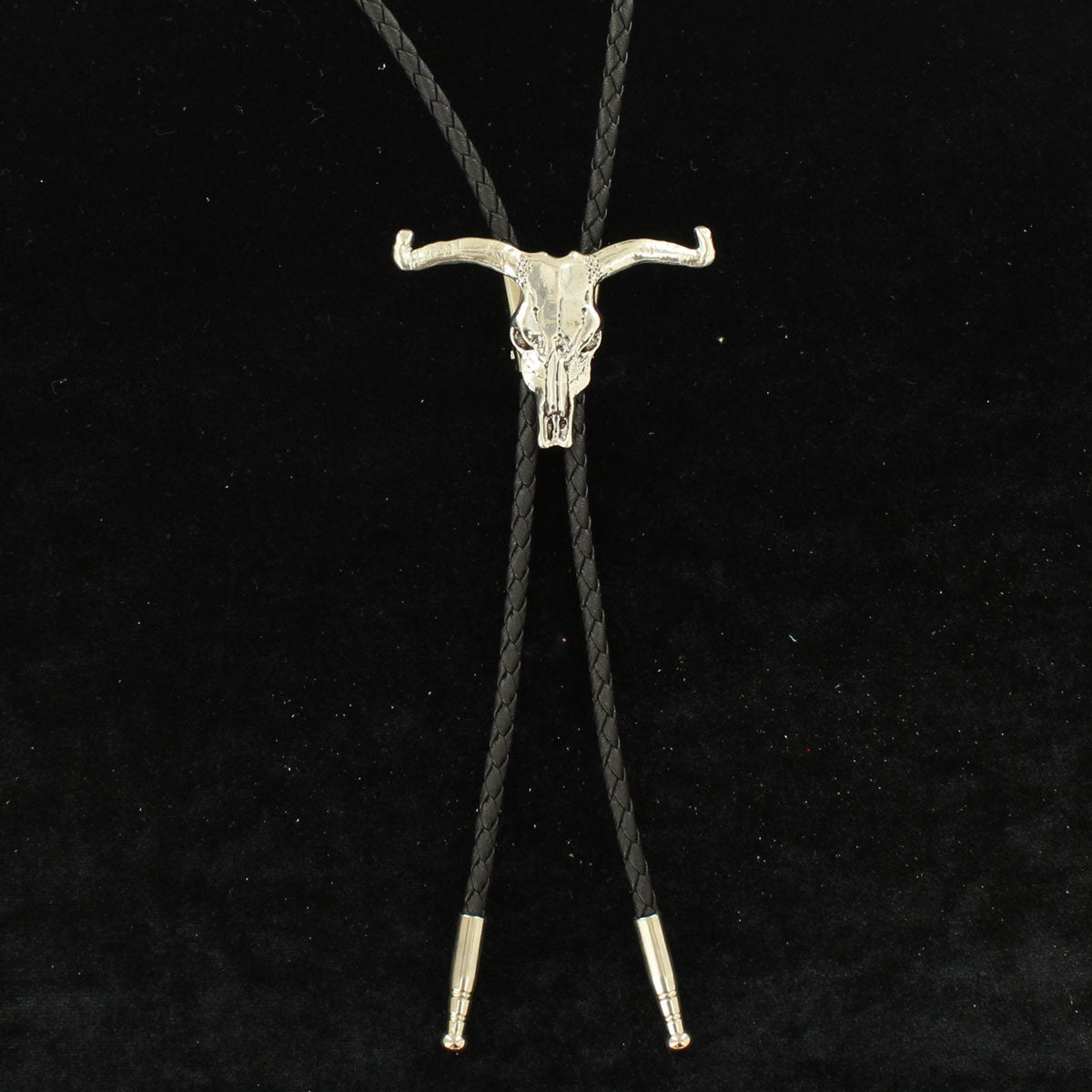 Double S Adult Longhorn Skull Bolo Tie-22101