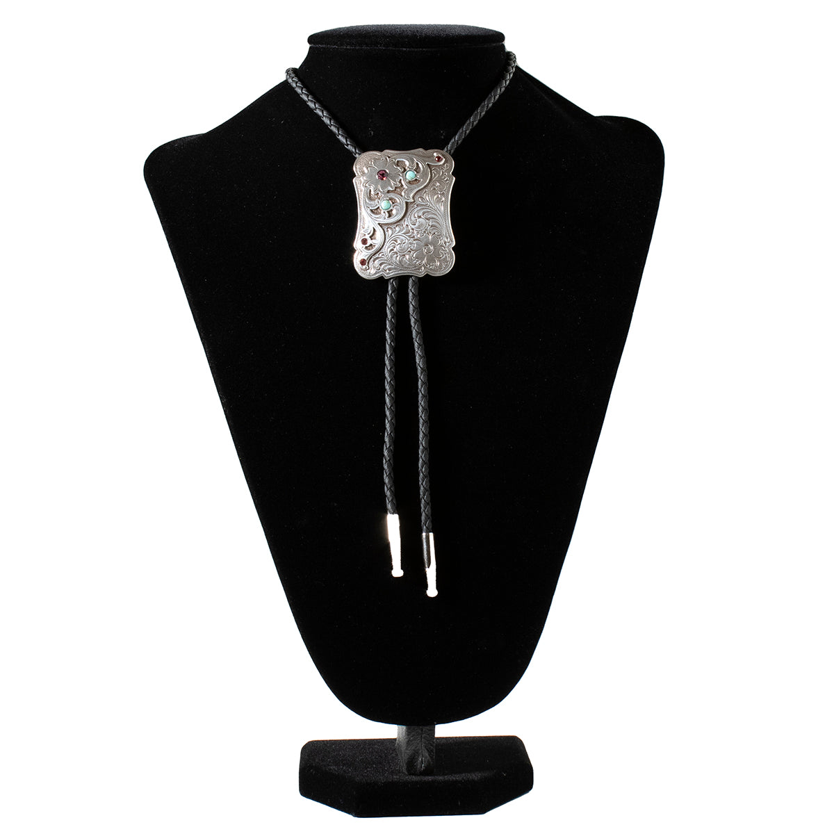 M&F Western Bolo Flower Stone