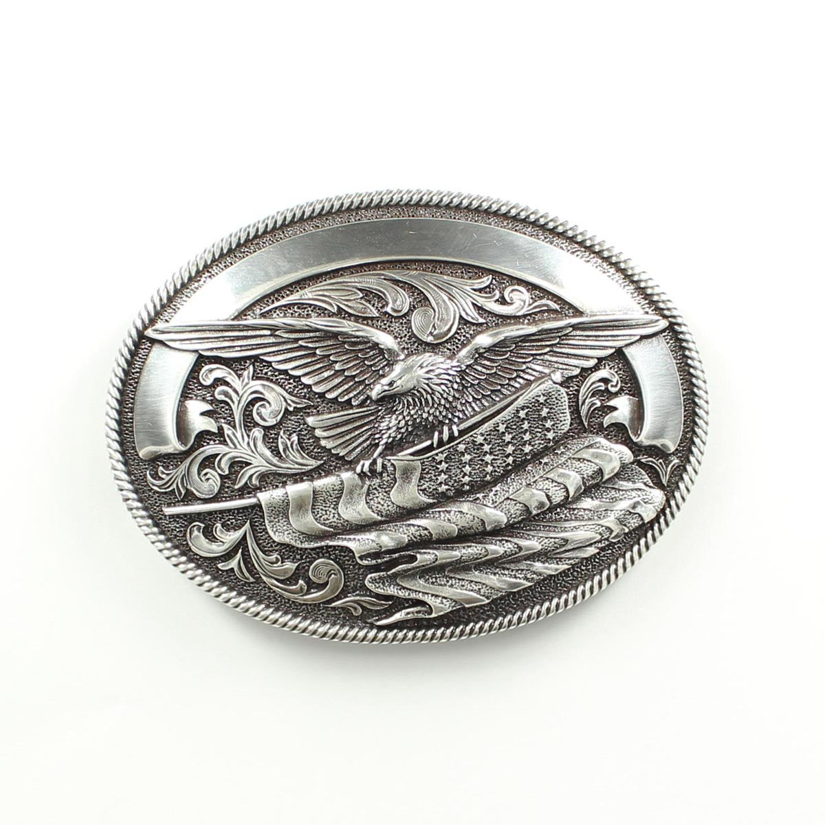 Nocona Flying Eagle Oval Belt Buckle-37034