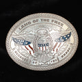 Nocona Land of the Free Eagle Oval Belt Buckle-37916