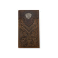 Ariat Mens Boot Stitch Shield Concho Rodeo Wallet Brown-A3510802
