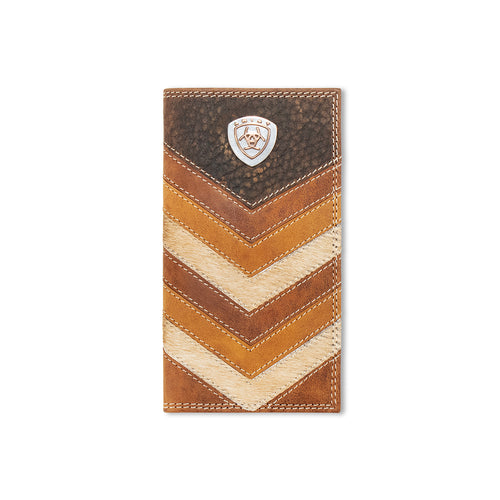 Ariat Mens Chevron Patchwork Rodeo Wallet - A3563697