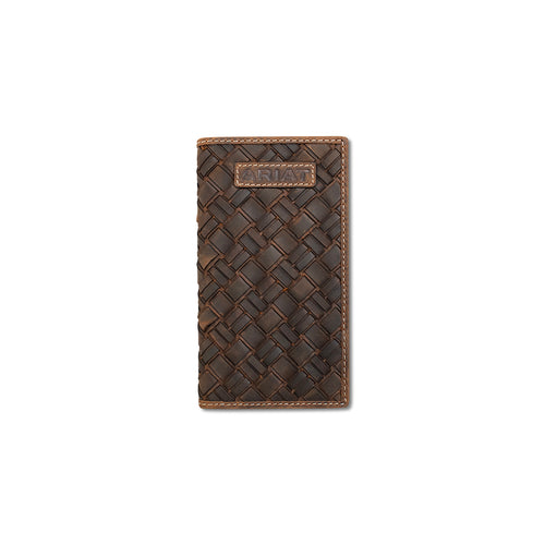 Ariat Mens Basket Weave Rodeo Wallet - A3567544