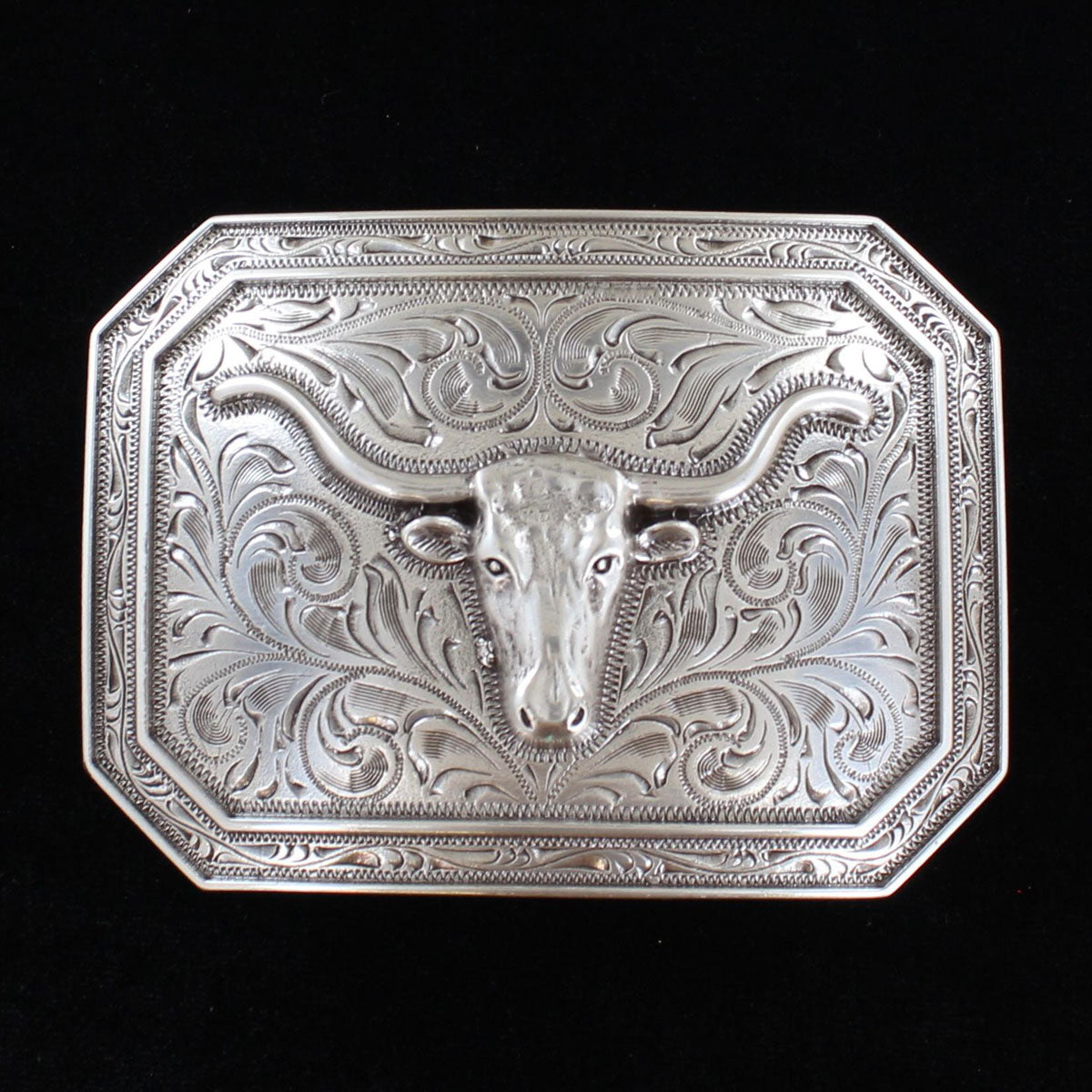 Ariat Buckle Ariat Rect Longhorn-A37008