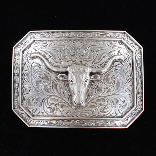 Ariat Buckle Ariat Rect Longhorn-A37008