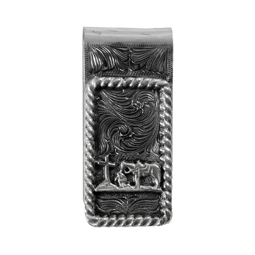 3D Mens Cowboy Prayer Money Clip - D250017236