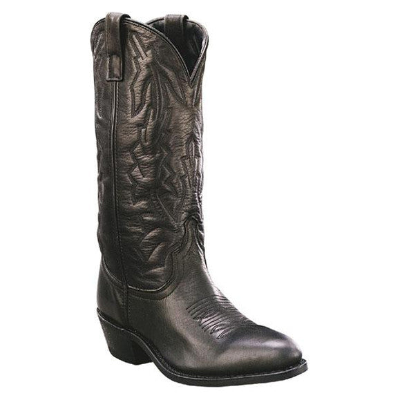 Laredo Mens Black Deertan Western Cowboy Boot-6691