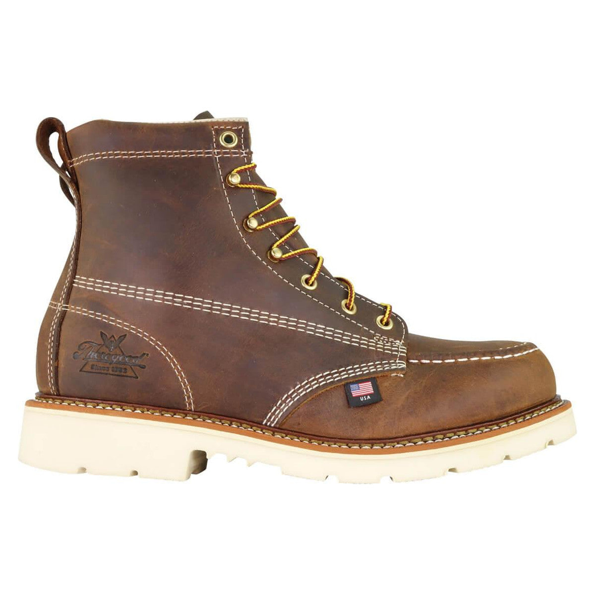Thorogood Mens Steel 6-Inch Moc Toe American-804-4375