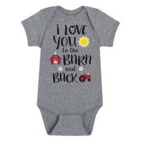 Country Casuals Case IH I Love You To The Barn And Back Infant Romper