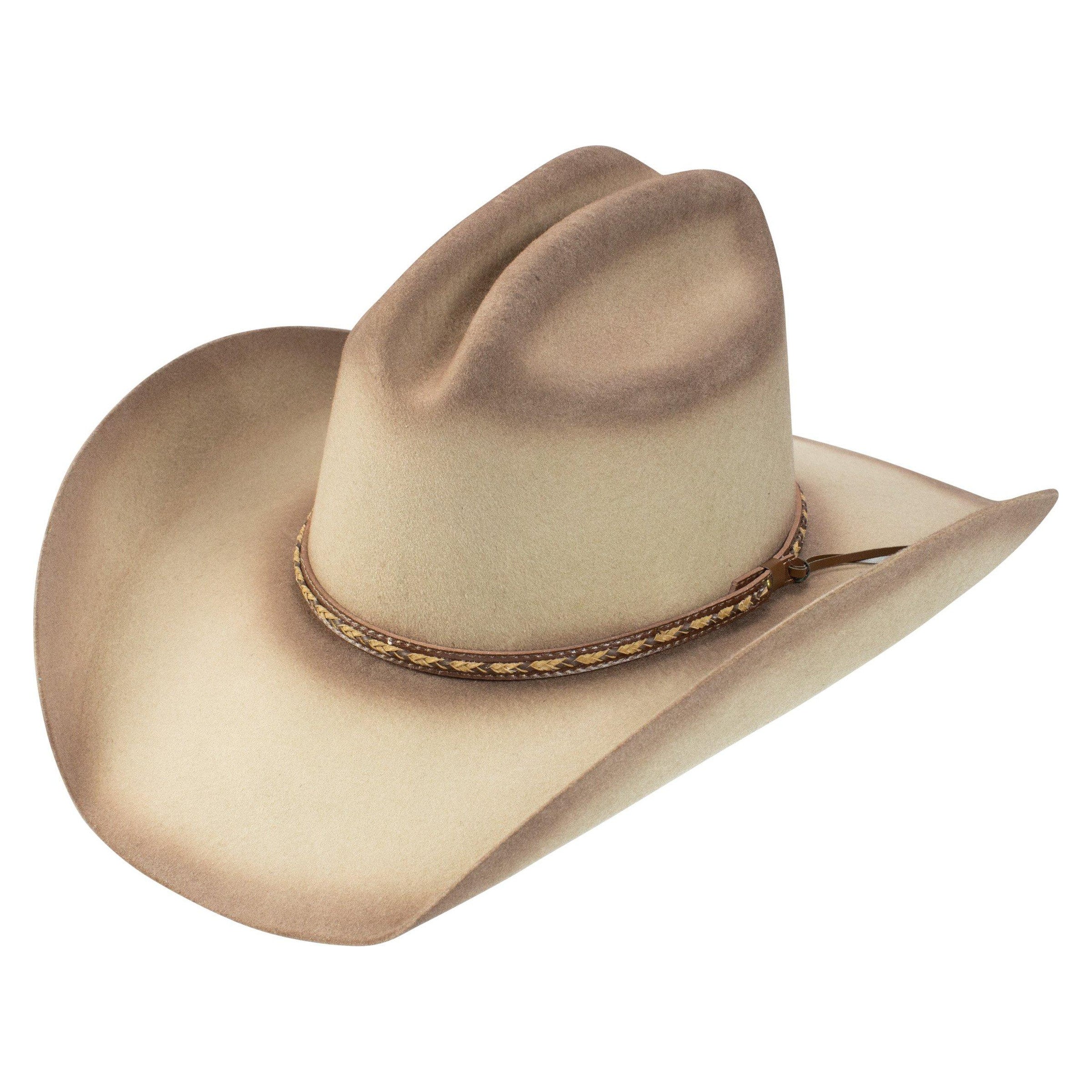 Stetson Resistol Dirt Road Jason Aldean 4X Wool Felt Cowboy Hat Stone-RWDRTR-JA41ST
