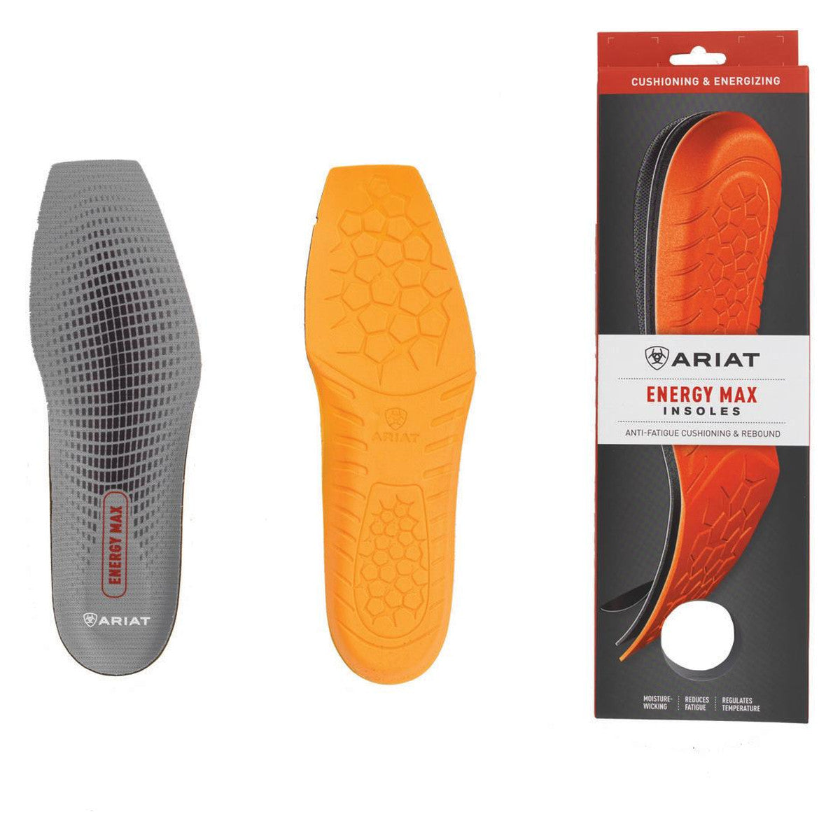 M and F Western Ariat Womens Energy Max Insole Wide Square Toe - Mens