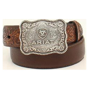 M and F Western Ariat Boys Western Belt 1002 - Mens
