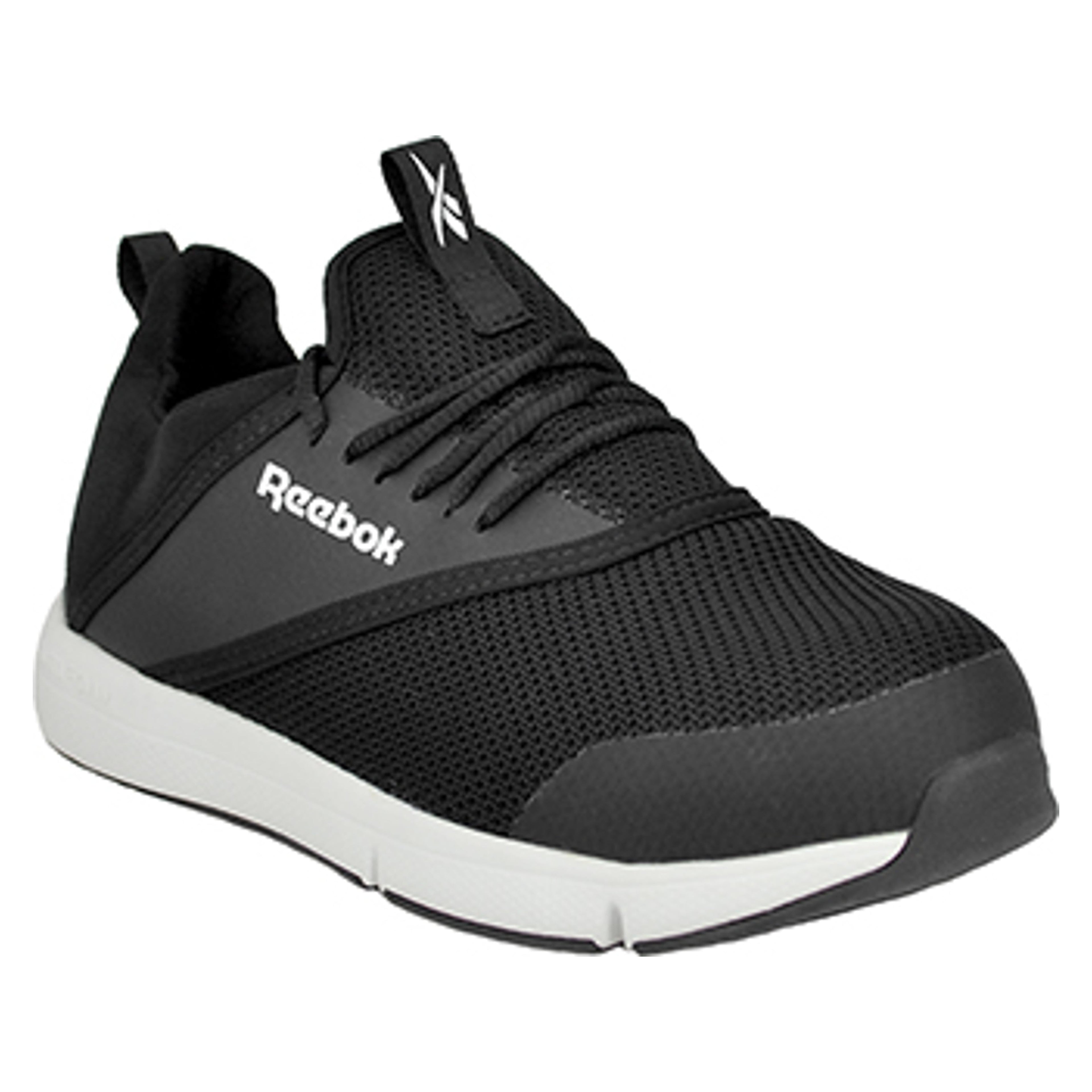 Reebok Womens Daystart Steel Toe Black Oxford Work Shoe-RB370