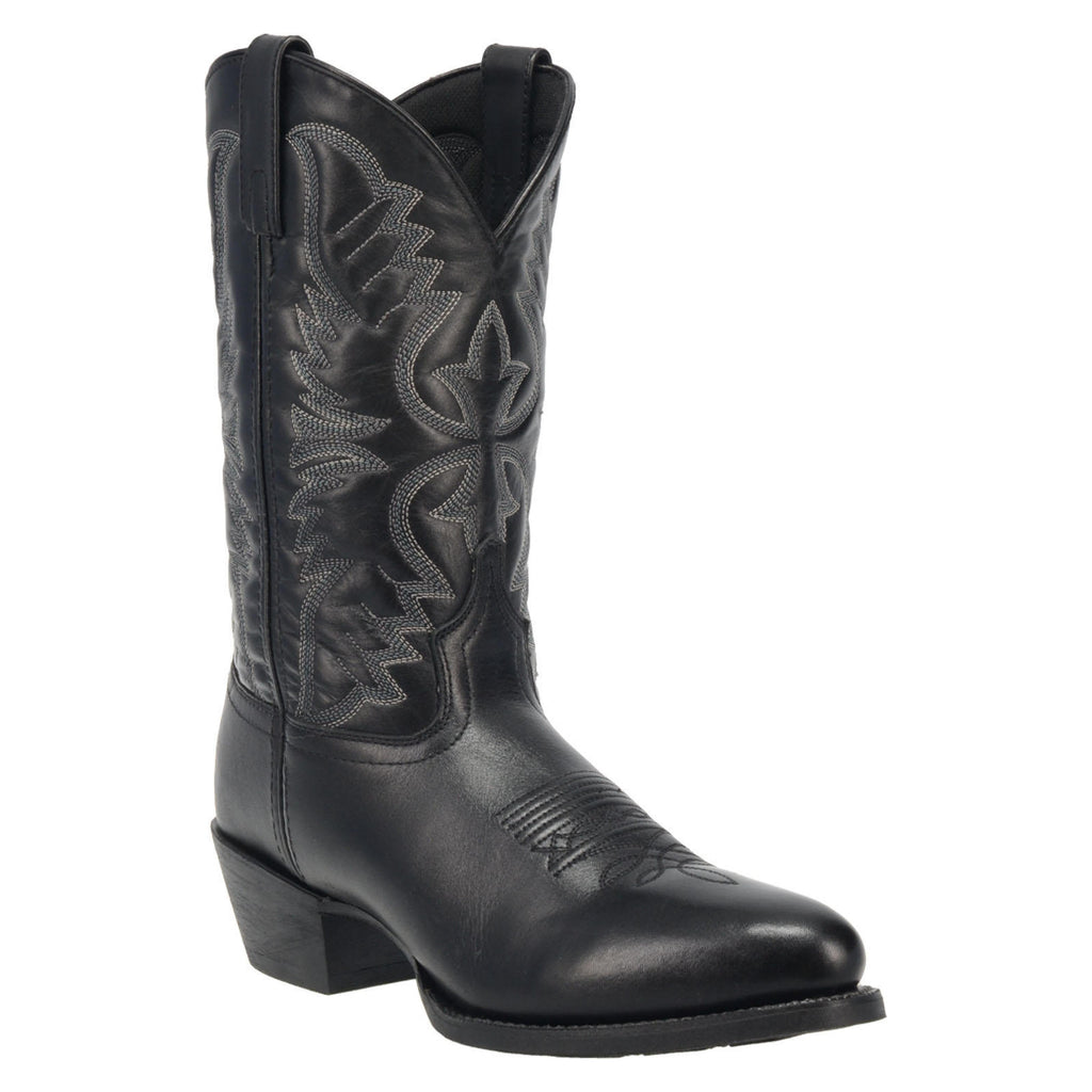 Laredo Mens Birchwood Leather Western Boot Black-68450