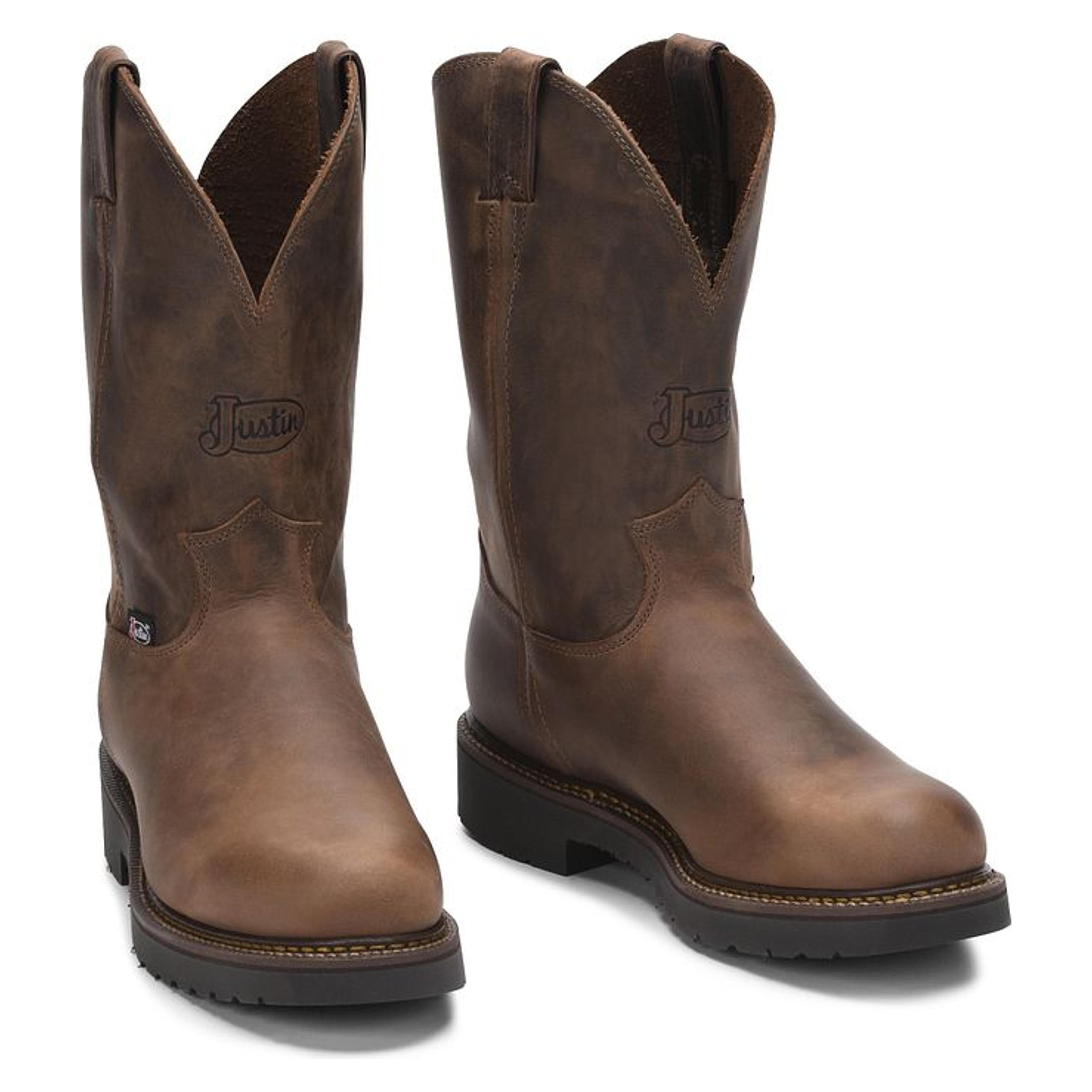 Justin Mens Balusters 11-Inch Work Boots-4444