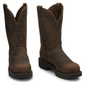 Justin Mens Balusters 11-Inch Steel Toe Work Boots-4445