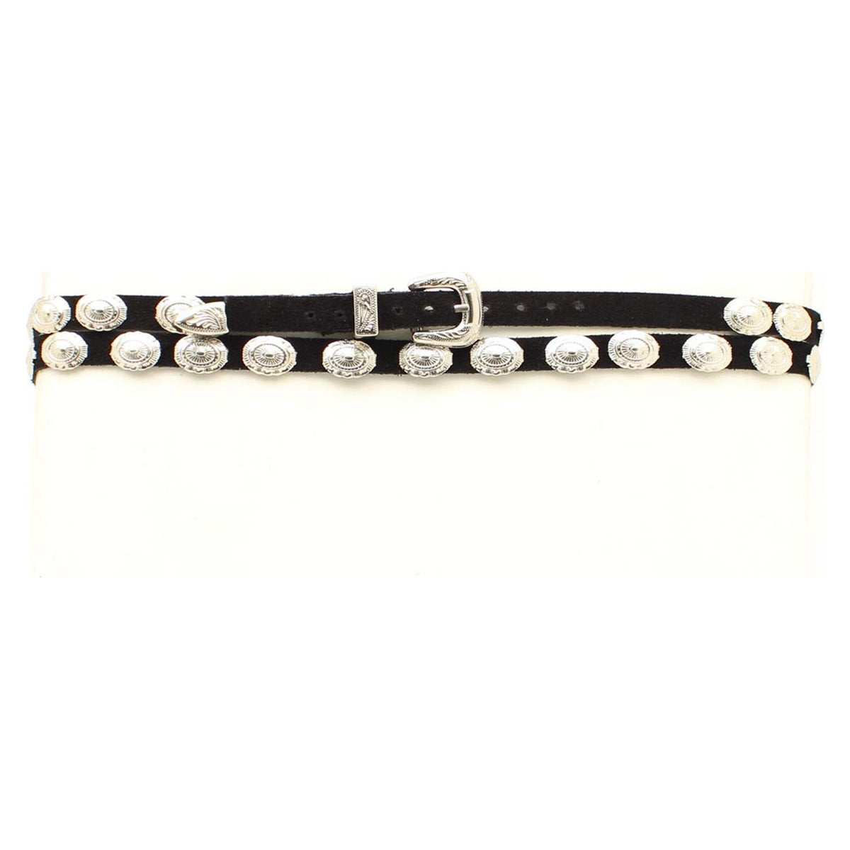 Twister Oval Concho Hatband Black-0292401