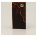 Ariat Kids Youth Rodeo Wallet Embossed Round Concho Brown-A3551302