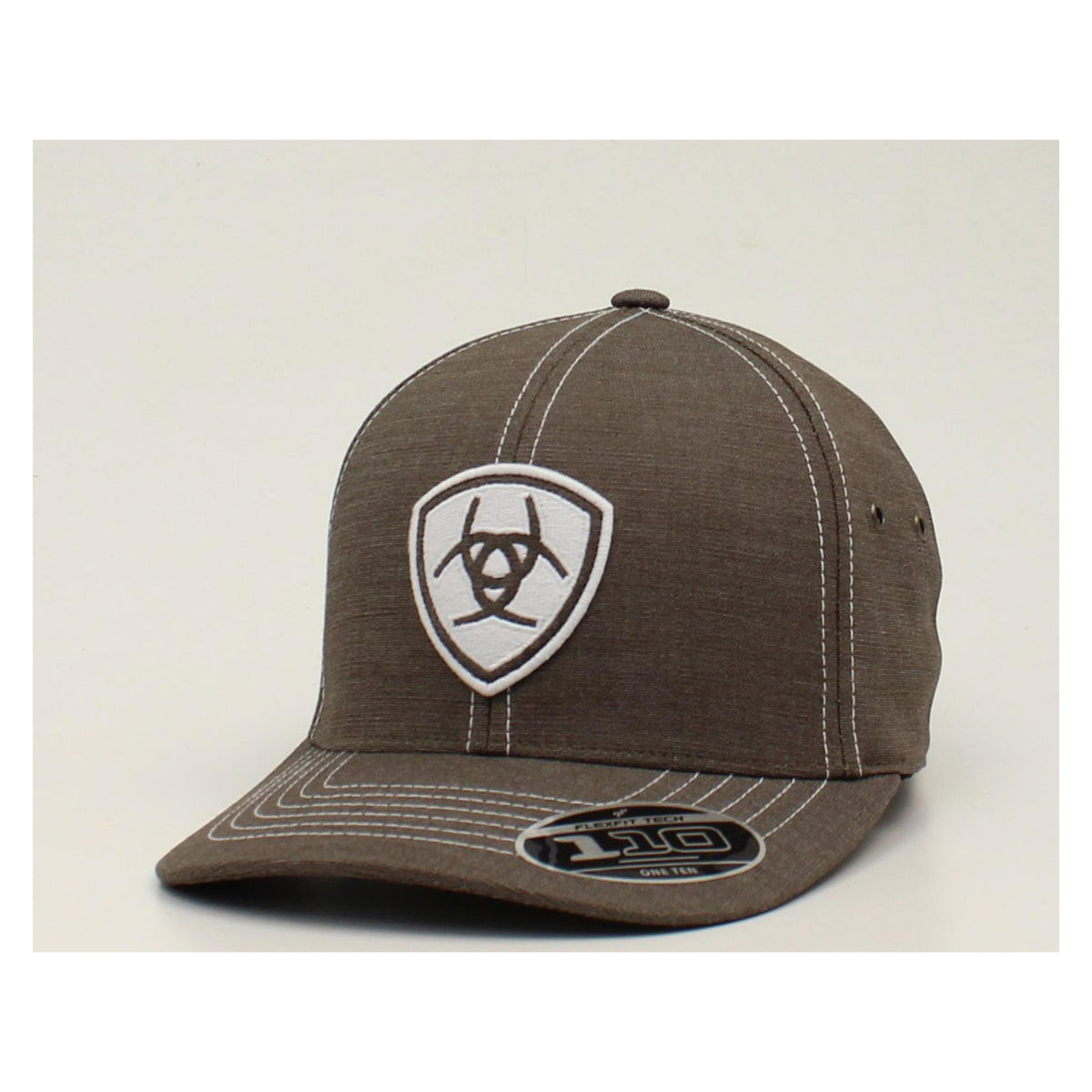 Ariat Mens Shield Logo Adjustable Clip-Back Cap Grey-A300015206