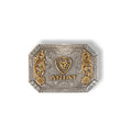 Ariat Mens Rectangle Buckle Floral Emblem-A37022