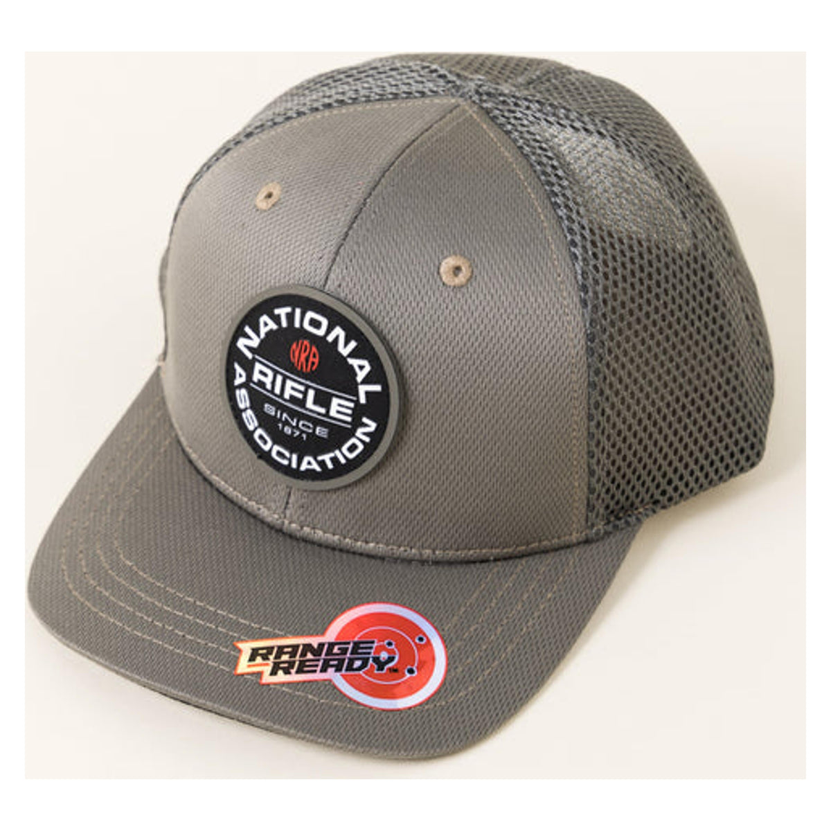 Range Ready NRA Performance Cap with Round Die Cut Rubber Patch - Unis