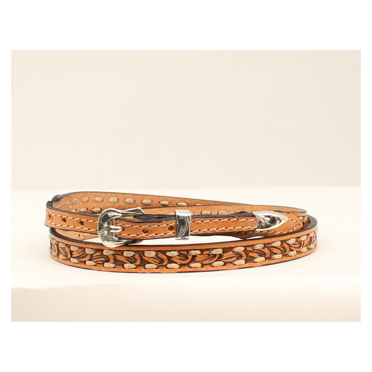 Twister Laced Edge Hatband Natural-0201548