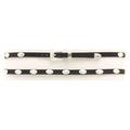 Twister Oval Concho Hatband Black-0237401