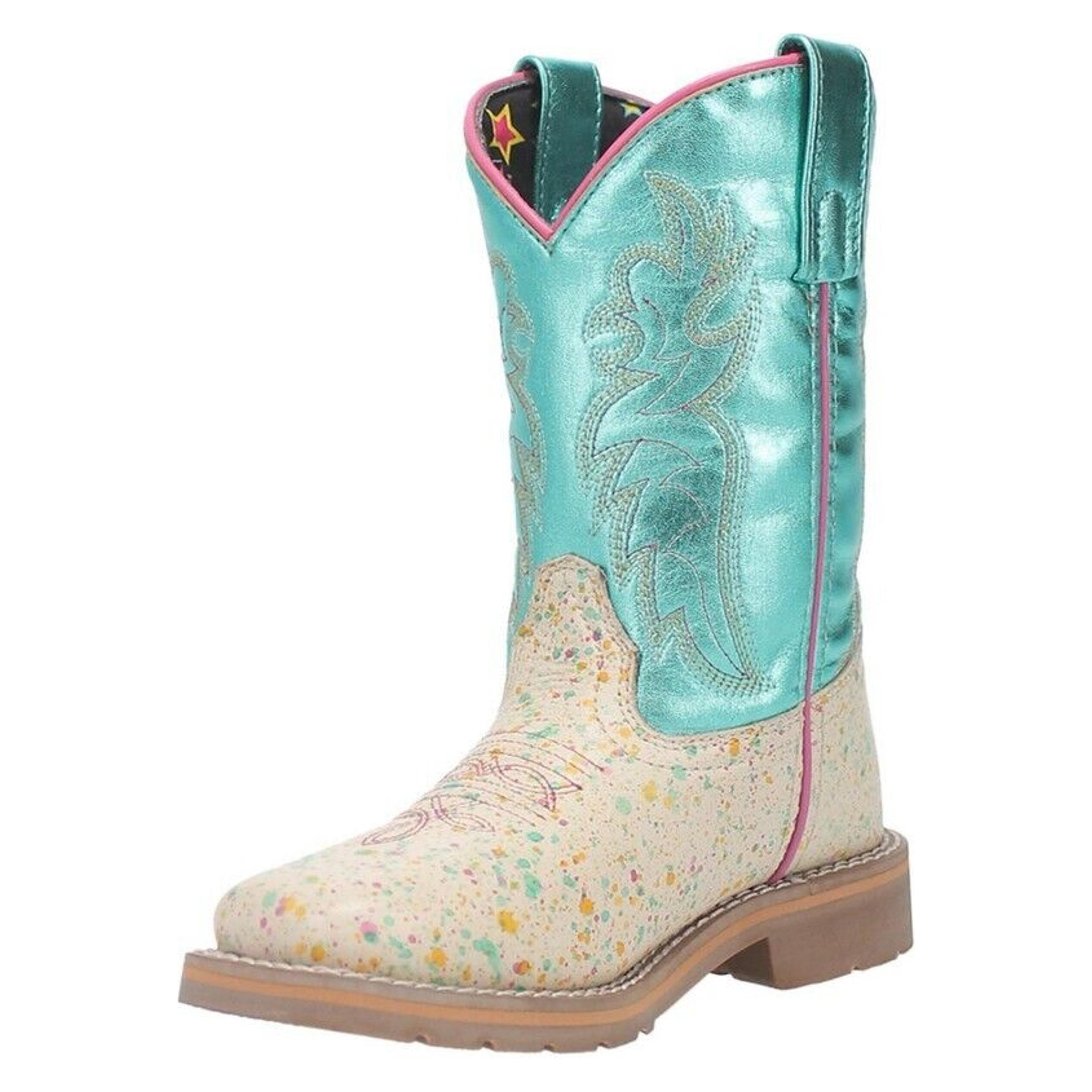 Dan Post Splatt Leather Western Boot - Childrens-DPC2976