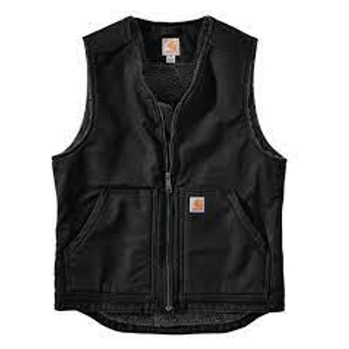 Carhartt Mens Relaxed Fit Insulated Work Vest - Black-104394BLK