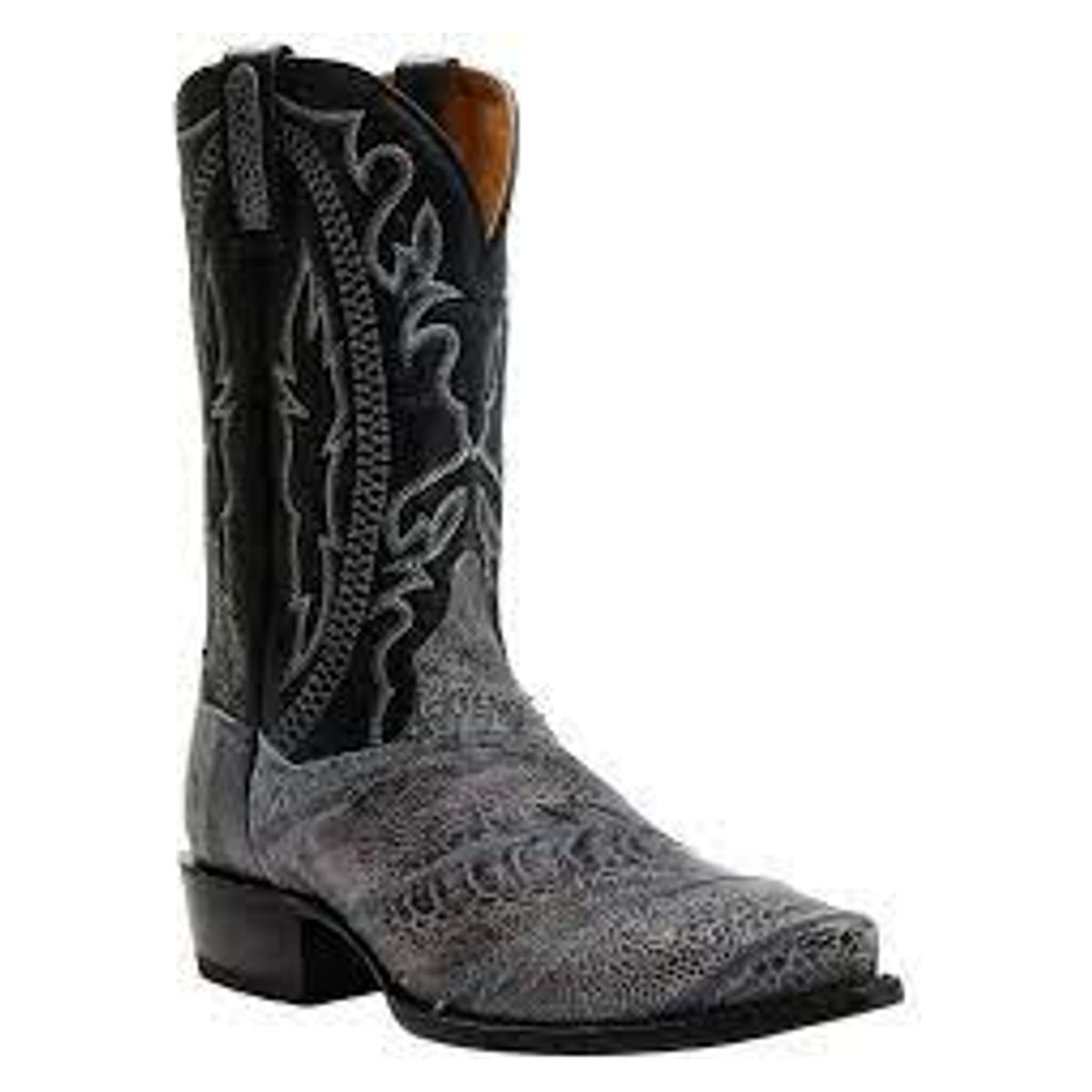 Dan Post Mens Grey Ostrich-DPS782