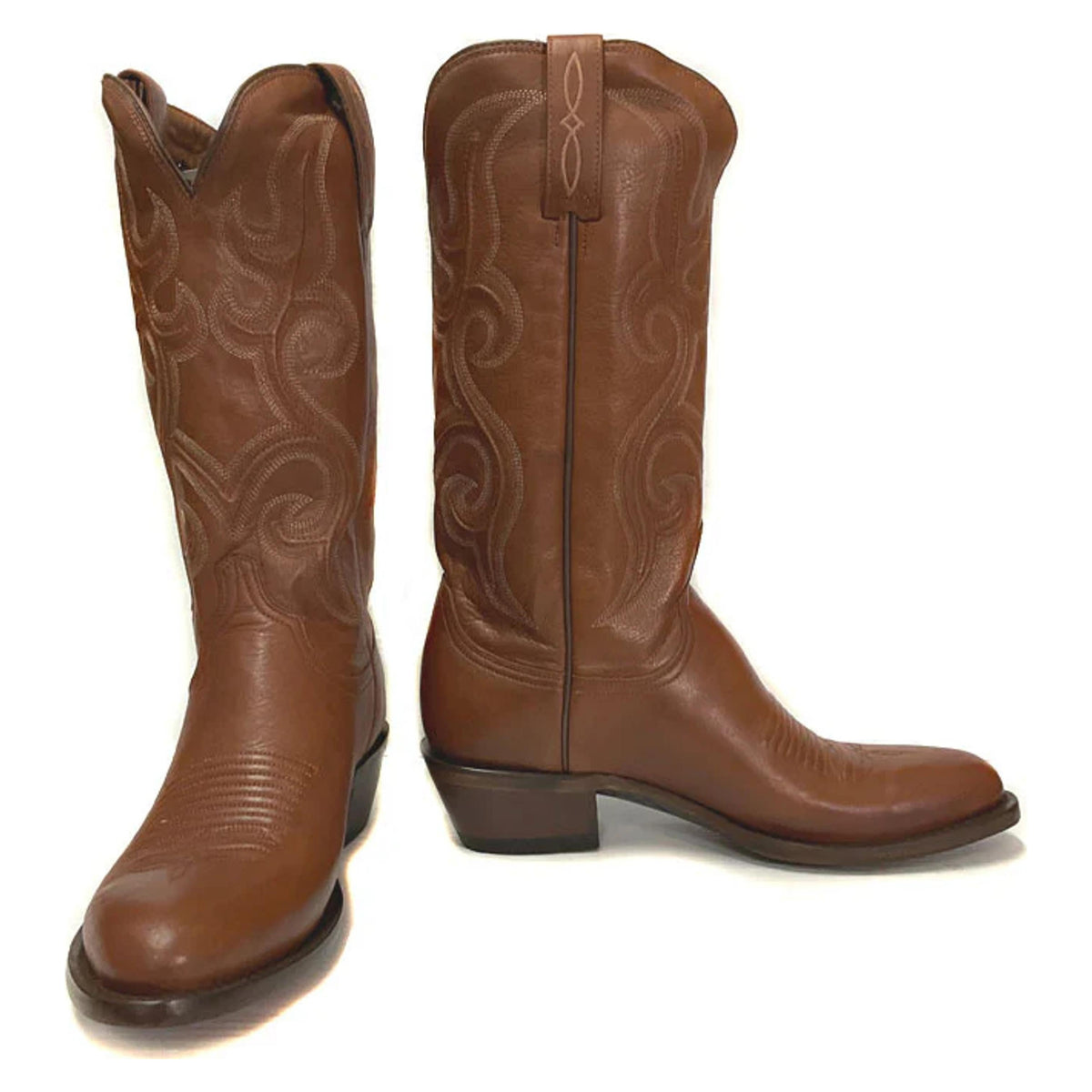 Lucchese Mens Baker Boots - Whiskey-M3429.R3